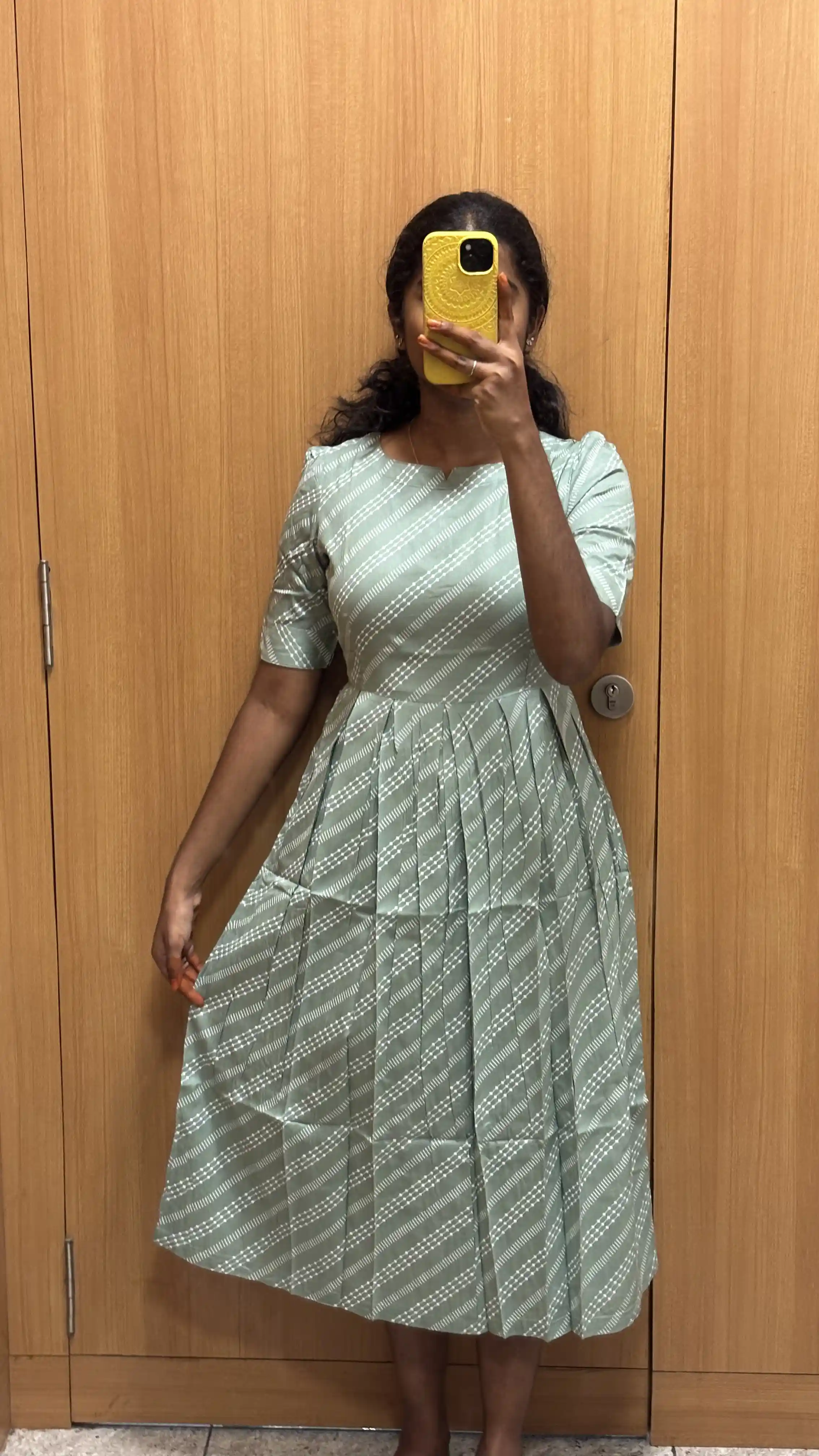 Sage Green Stripe Maxi