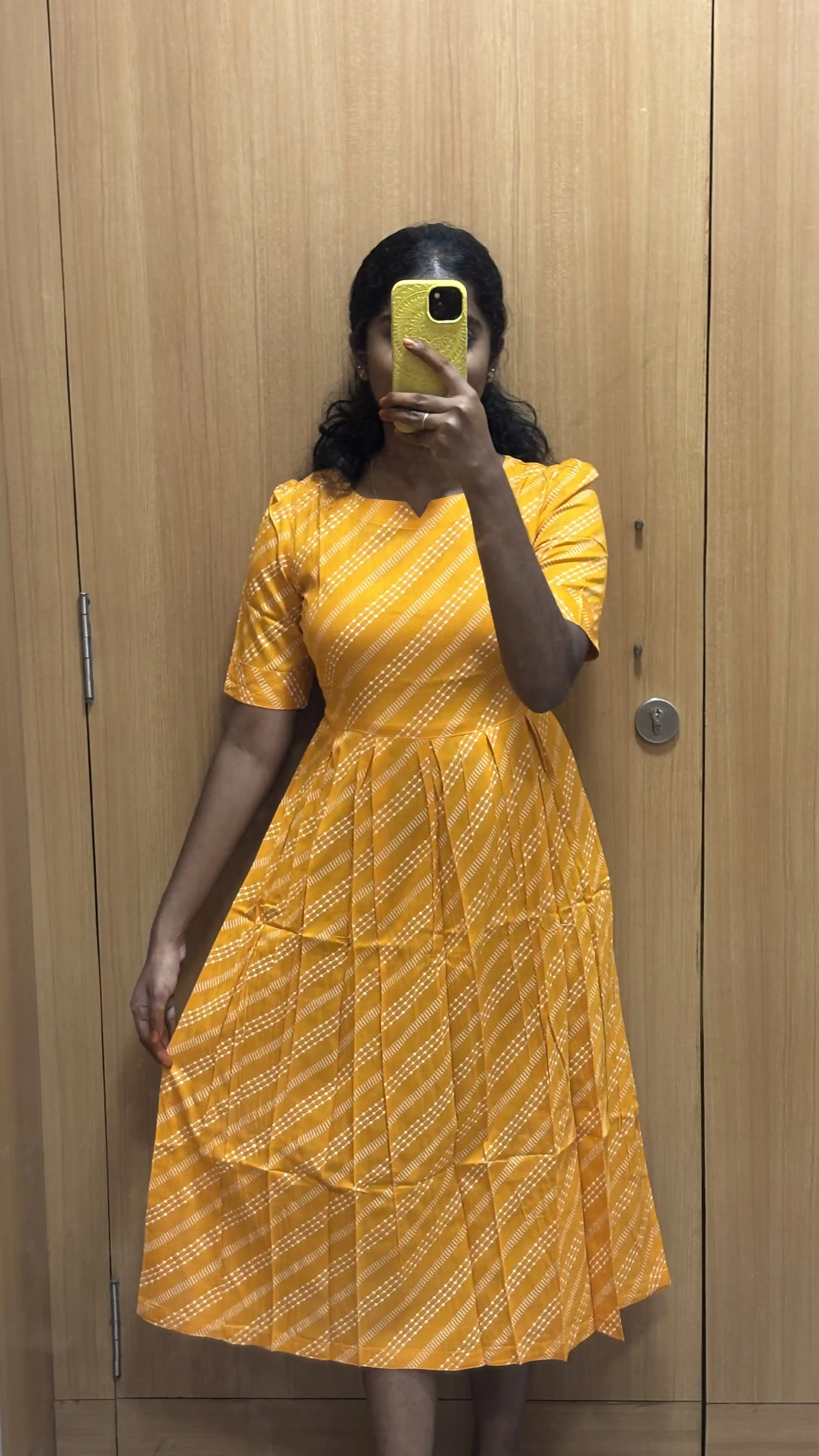 Mustard Yellow Stripe Maxi