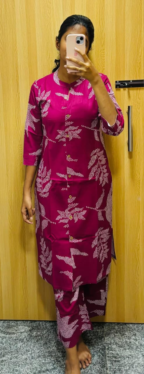 Maroon Trail Co-Ord Set