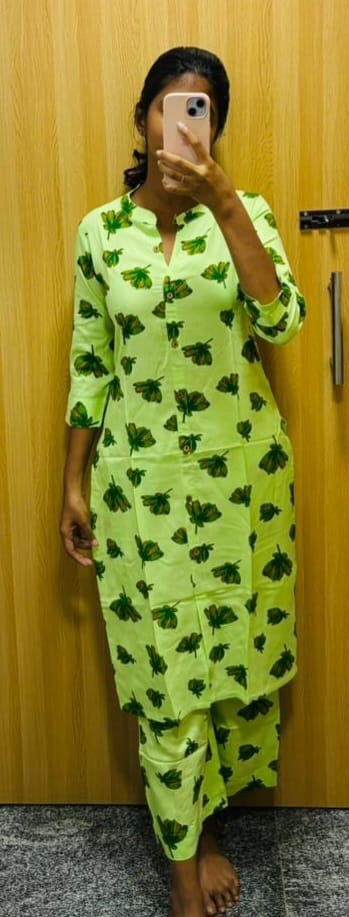 Lime Leaf Co-Ord Set