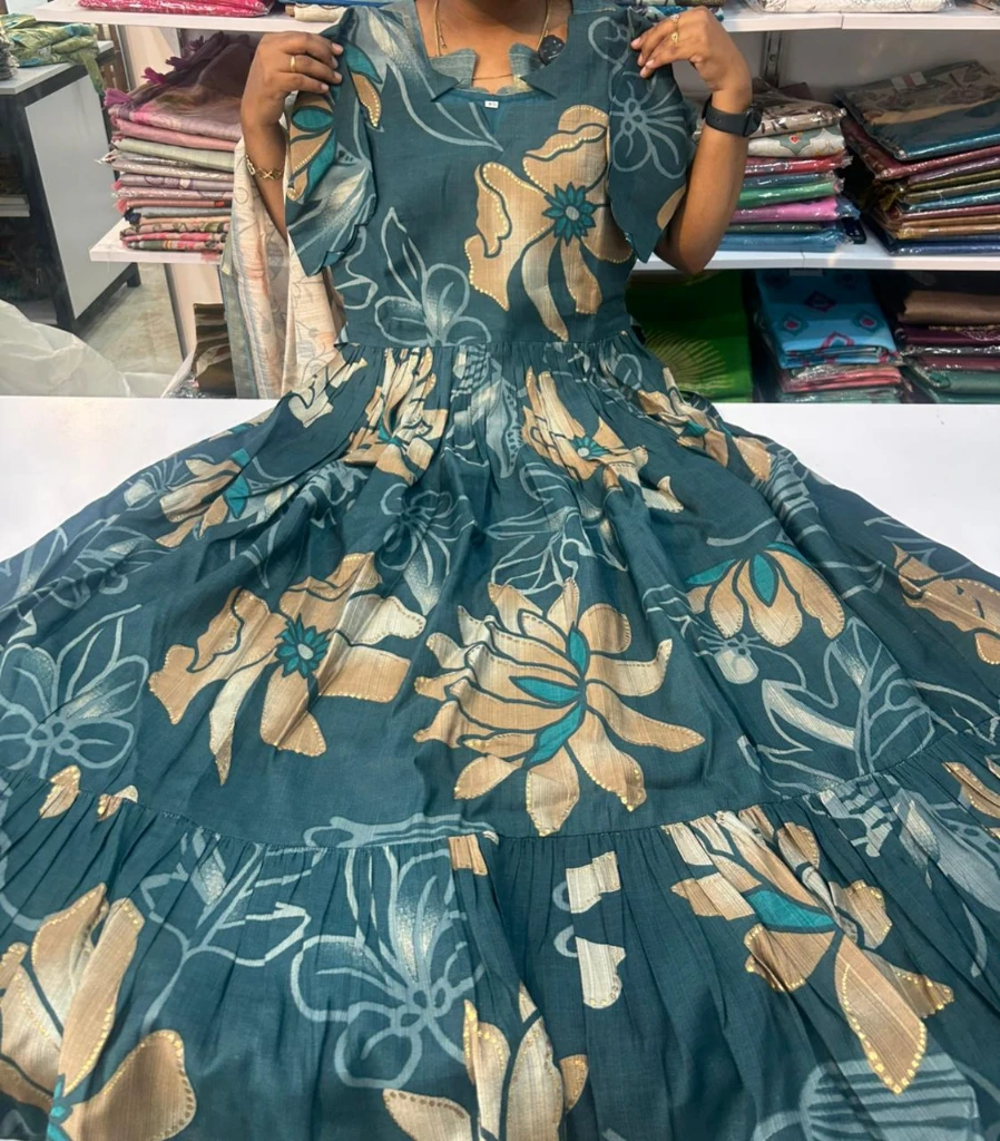 Peacock Gold Long Maxi
