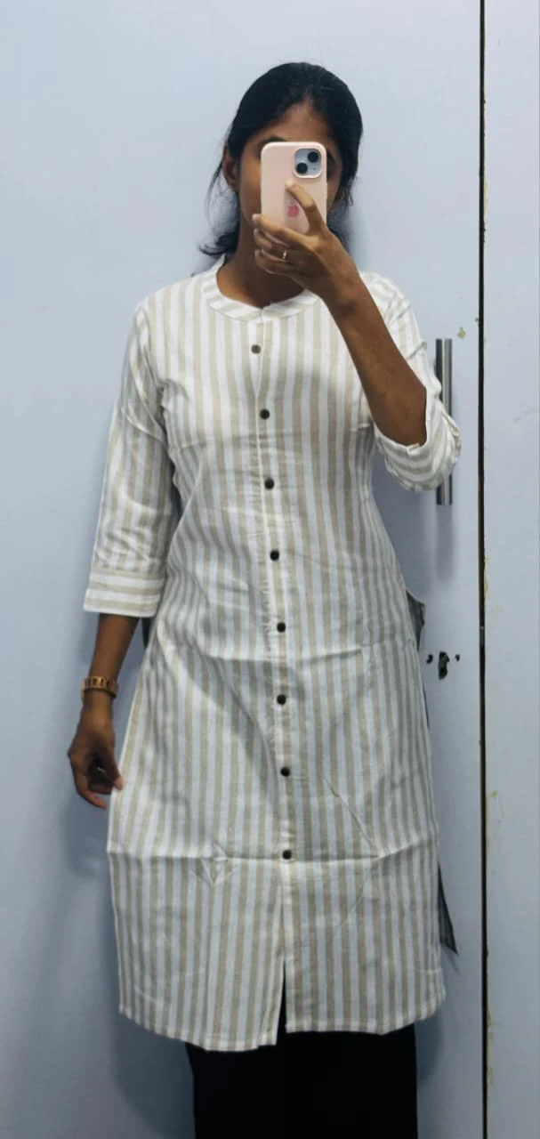 Cotton yellow stripes