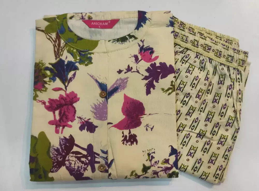 Cotton multi a line coords