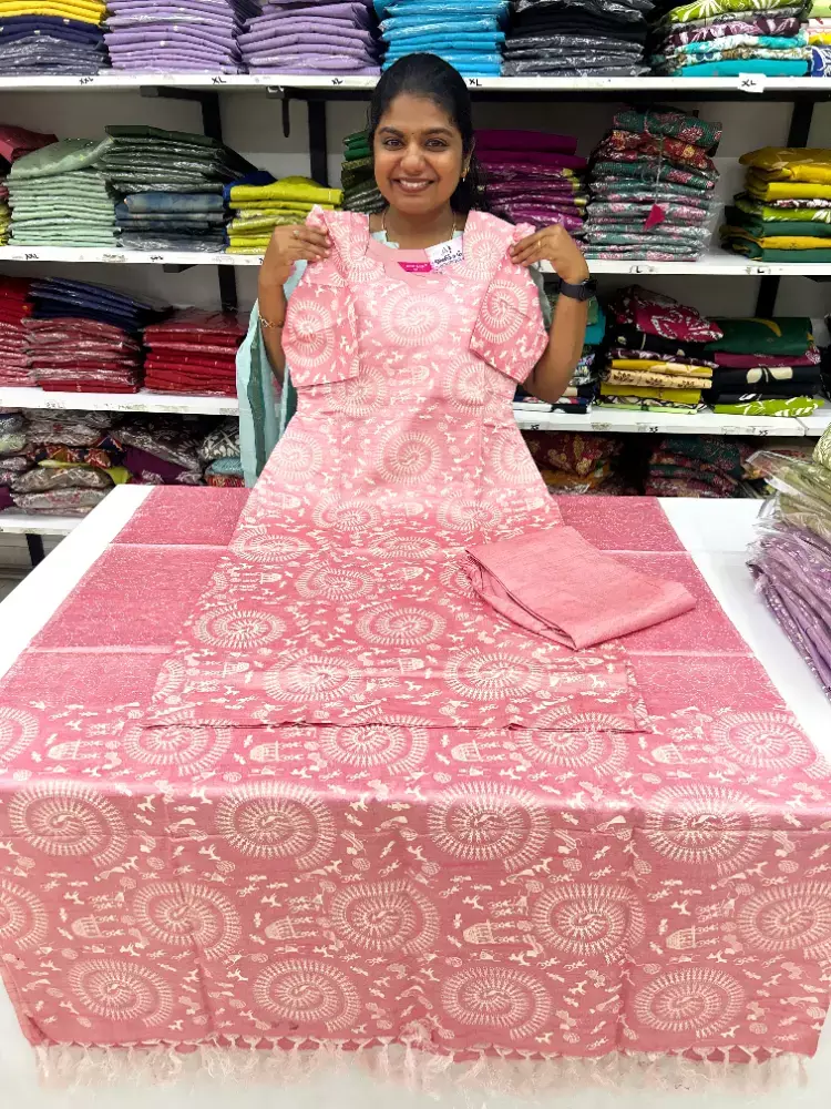 Warli pink set 