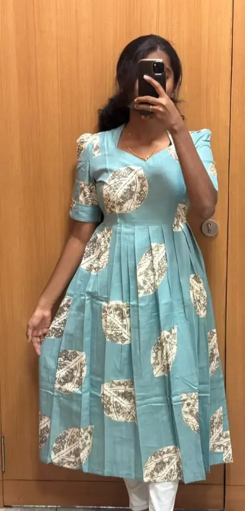 blue leaf maxi