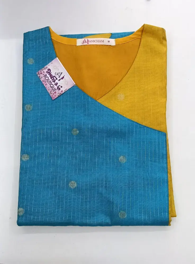YELLOW BLUE TOP