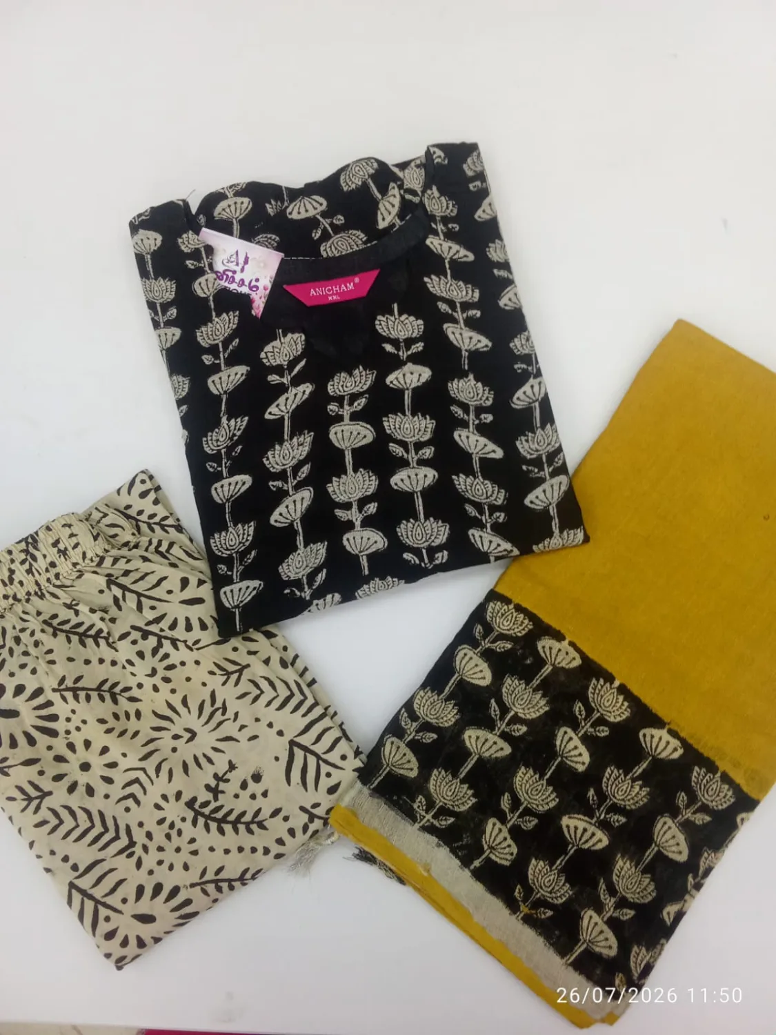 linen cotton elephant set