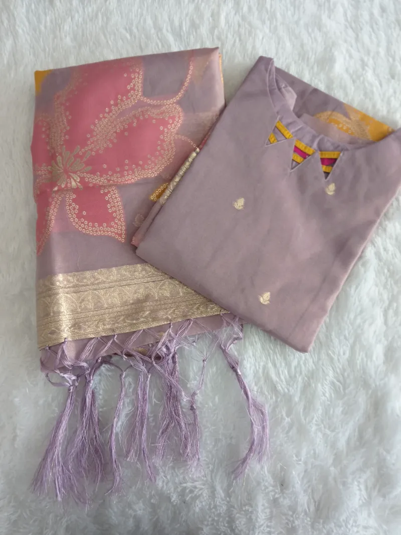 Levander yellow top shawl