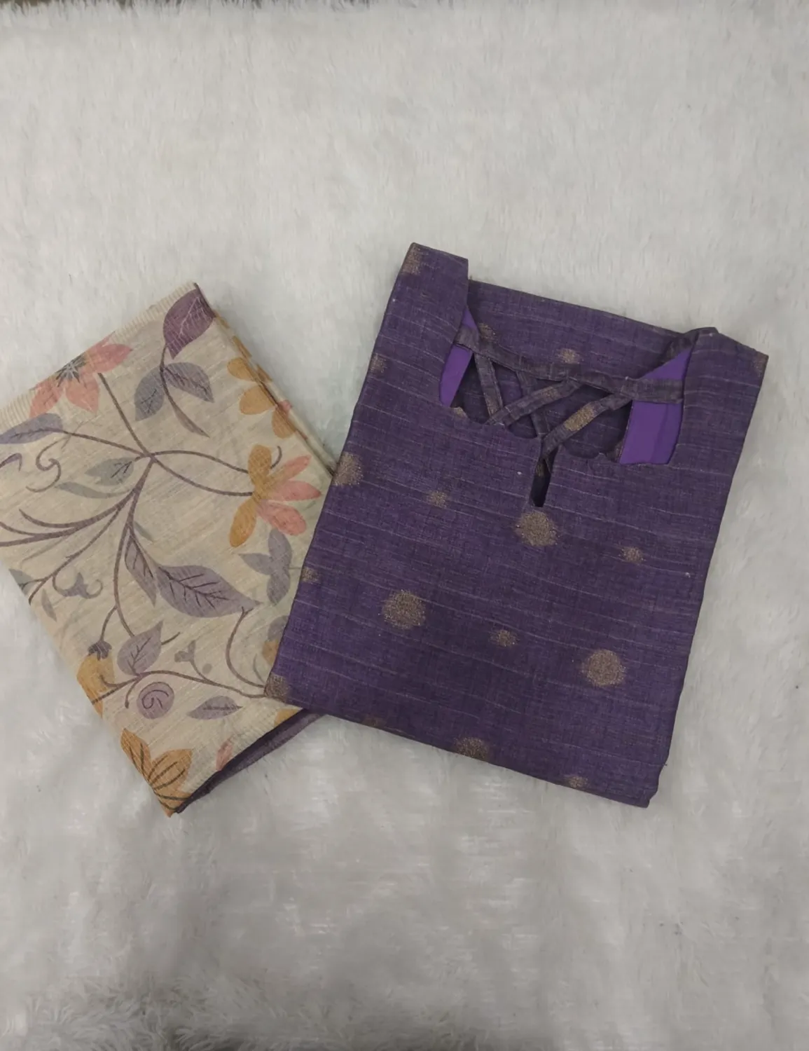 BLUE BUTTI  TOP SHAWL 