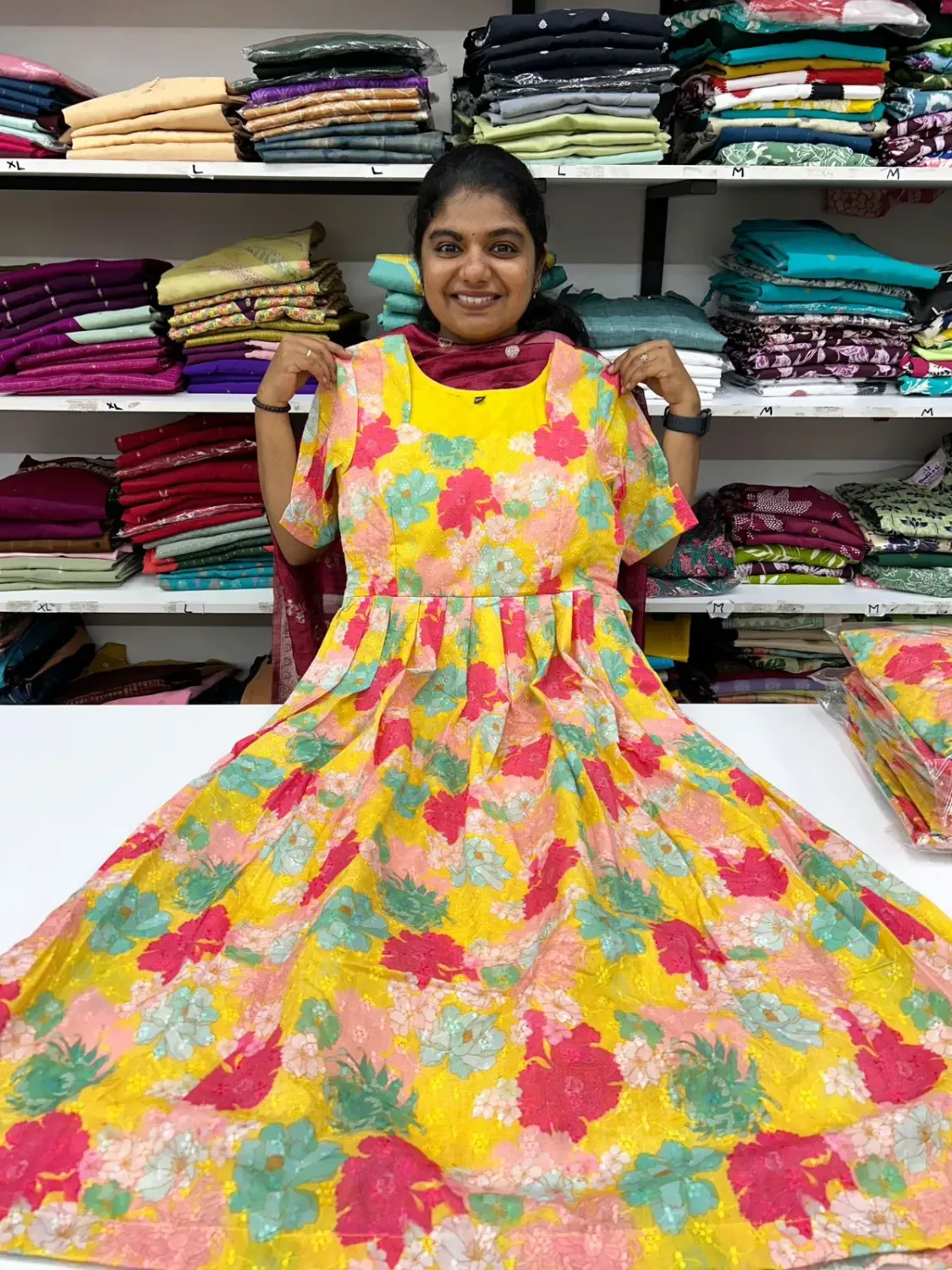 Yellow Hakoba Maxi