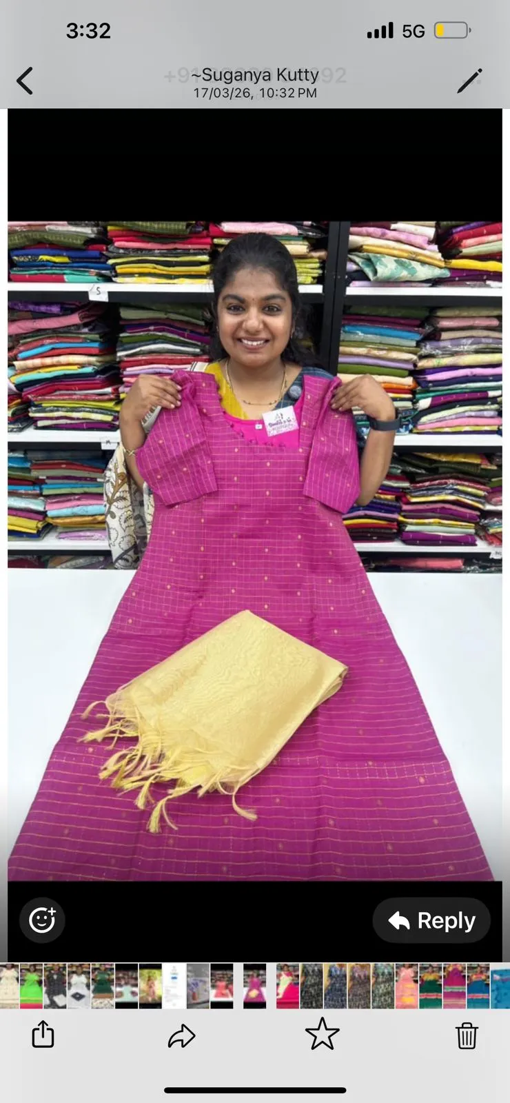 PURPLE GOLD LINES TOP